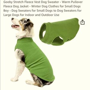 New Small Fleece Dog Vest